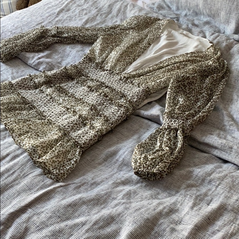 Worn ONCE! Mini ruffle dress